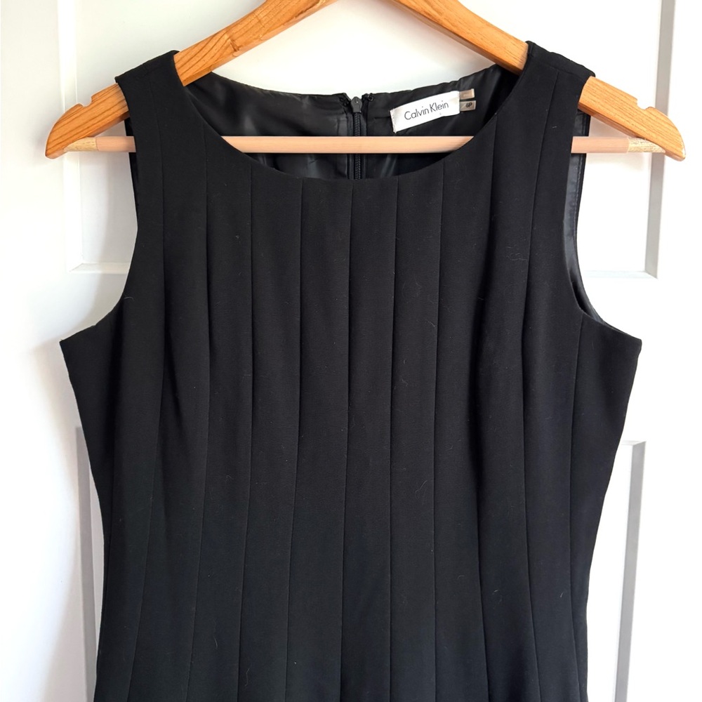 Calvin Klein Black Midi Dress 6P - Picture 2 of 4